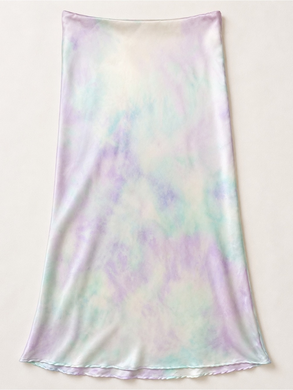 ALTR’D state Pastel Tie-Dye Slip Skirt in Lavender & Mint